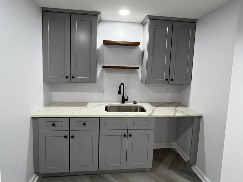 Bar Addition - Basement Renovation